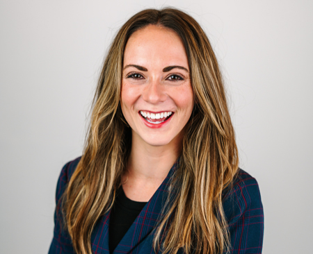 Mackensie Graham, posing for a photo.