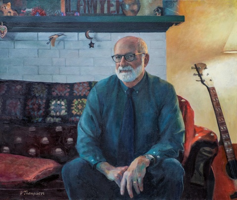 Portrait of Professor Leonard Sandler