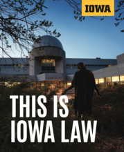 2022-2023 Iowa Law Viewbook Cover