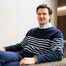 Alexander Hook, smiling for the camera