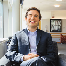 West Connors, smiling for the camera