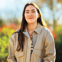 Madison Rush, posing for a photo