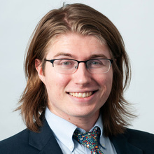 Jensen Gaul posing for a headshot