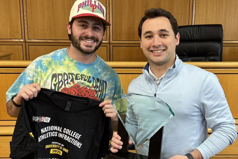 The 2025 Writing Competition champion team, from the Stetson University College of Law