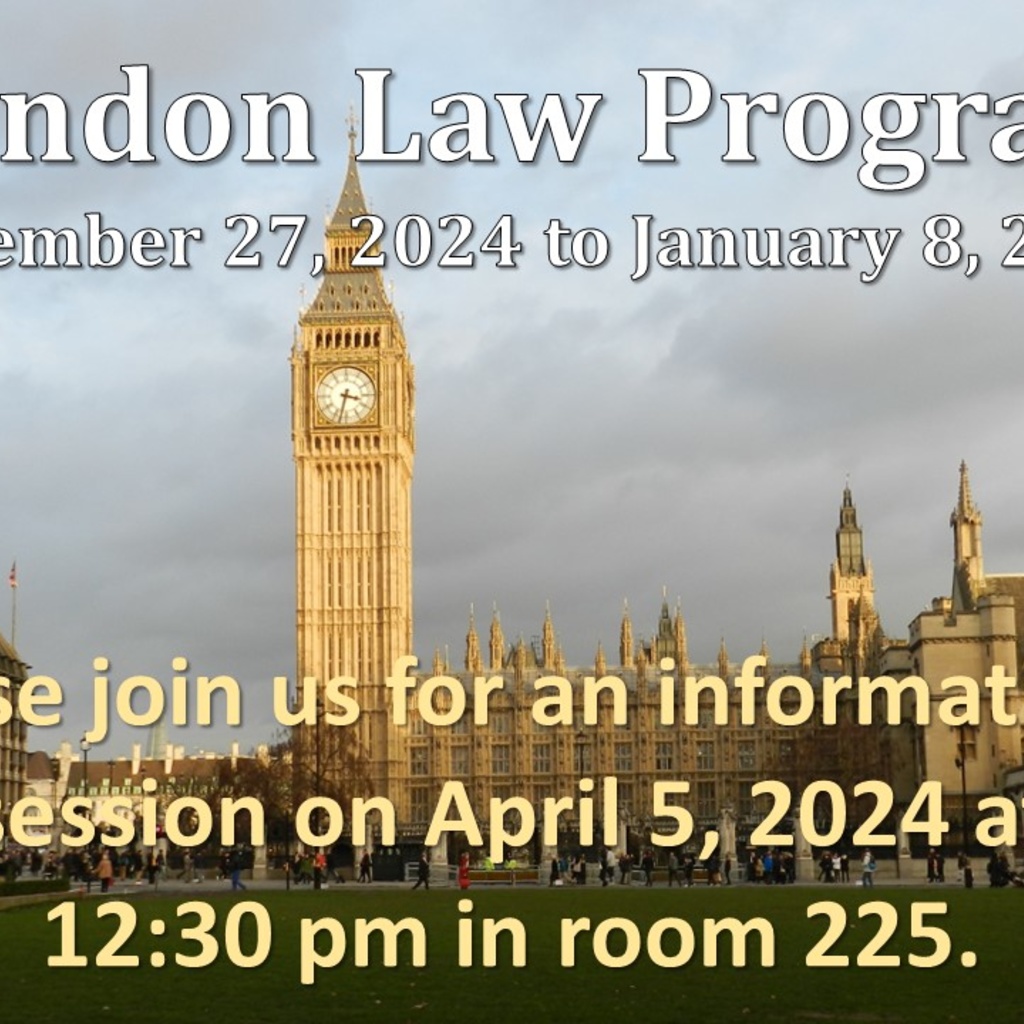London Law Program Info Session promotional image