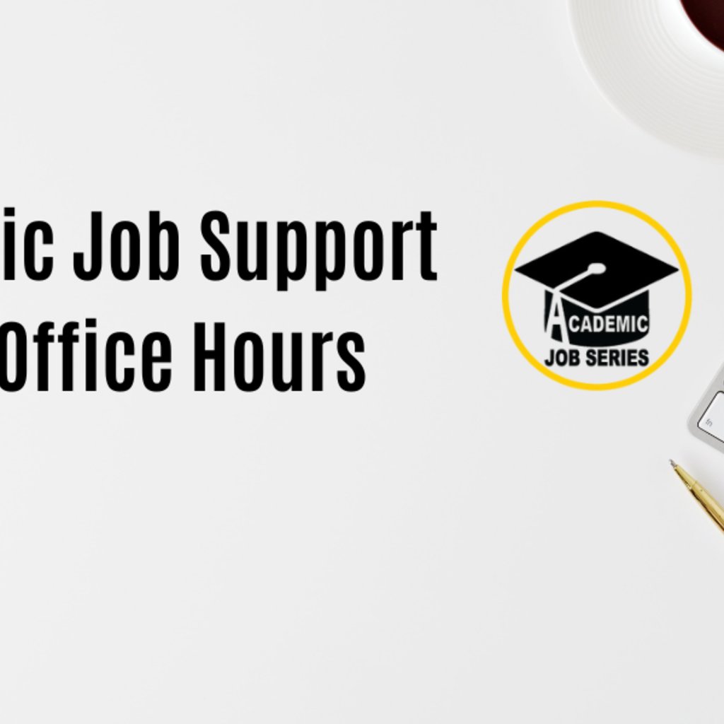 Academic Job Support Office Hours - Diversity, Equity, and Inclusion Statements promotional image