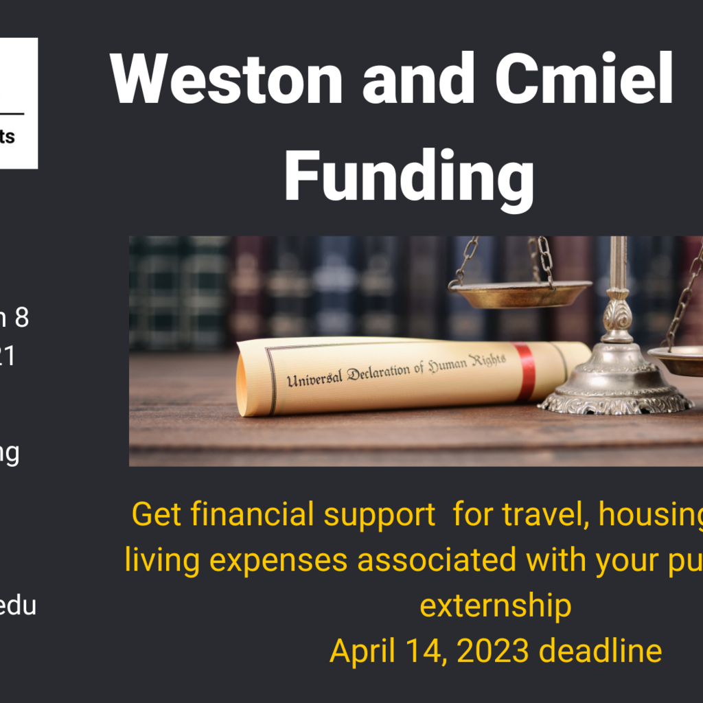 Cmiel and Weston Funding Application Information Workshop promotional image