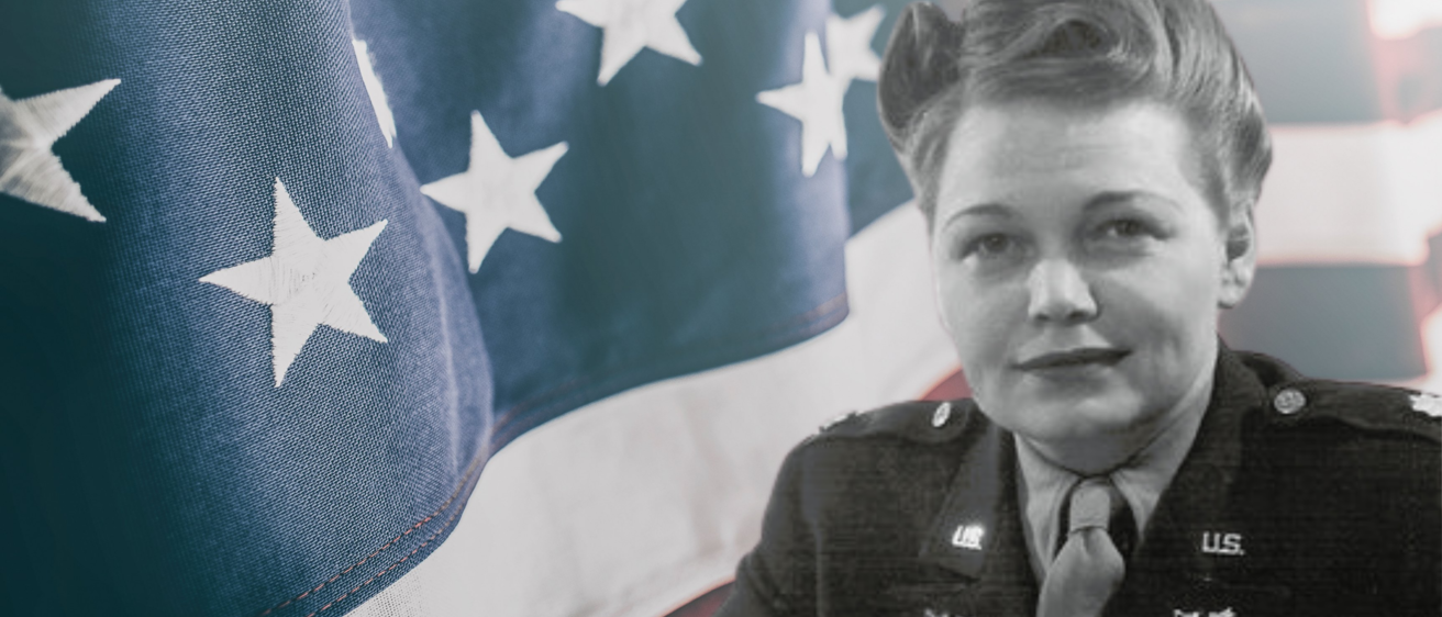 Phyllis Propp Fowle (33JD) honored on Veteran's Day