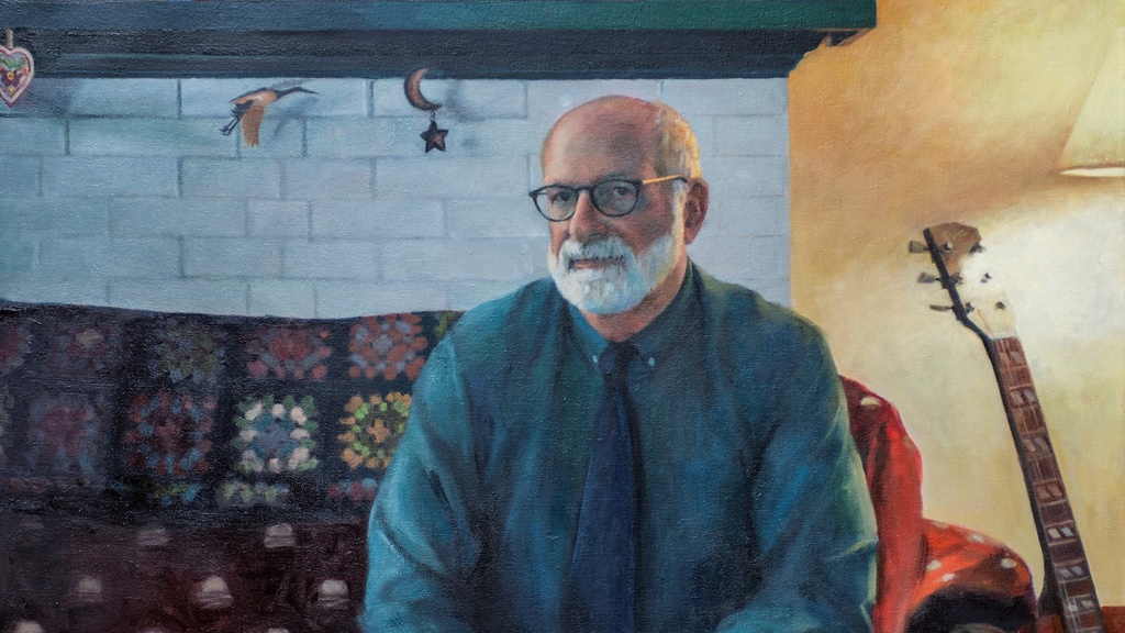 Portrait of Professor Leonard Sandler 