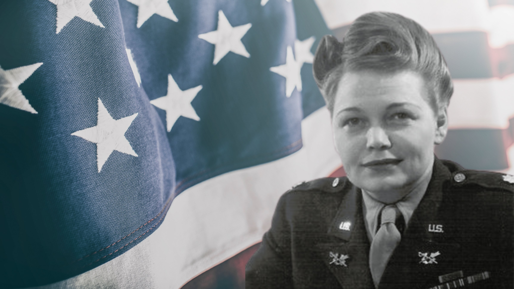 Phyllis Propp Fowle (33JD) honored on Veteran's Day