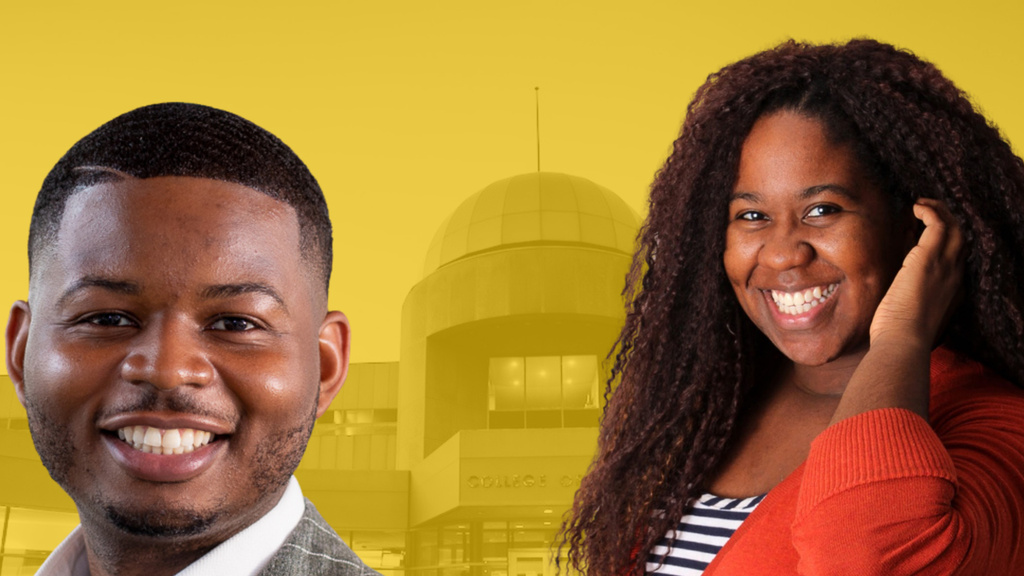 Faculty Fellows Chris Mathis and Phoebe Jean Pierre